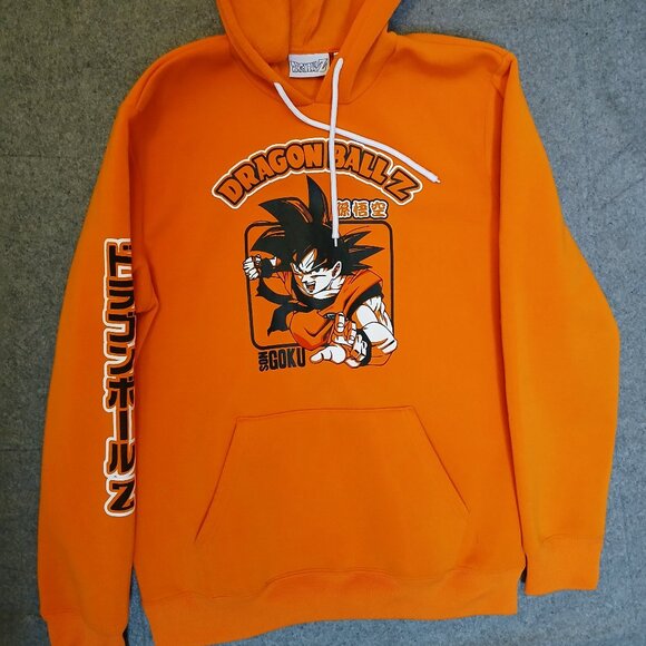 Licensed Dragonball Z Orange Hoodie / Hoody - Large - Pre-owned - Anime - Goku - Picture 8 of 9